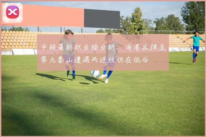 中超最新积分榜分析：海港反弹至第九泰山遭遇两连败仍在低谷